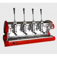 La Pavoni Lever 4 Group Espresso Machine L Series