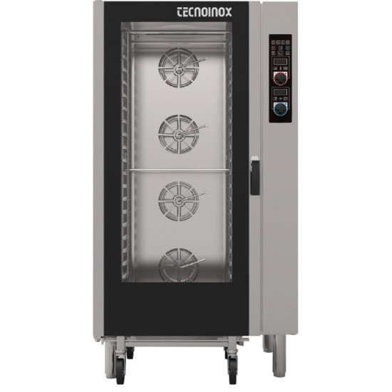 Tecnoinox Electric Combi Steamer Oven 16X(60/40cm) Electronic Control, Heat Probe & Cleaning System