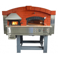 Dual Fuel Wood & Gas Rotating Pizza Oven Series MIX120R