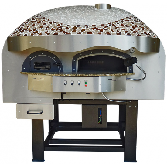 Wood Fired Pizza Oven DR120K w/ Rotating Base 