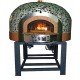 Traditional Gas Pizza Oven with Rotating Base GR130K Mosaic