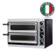 Prisma Food 2/40 Vetro Small Basic  Double Deck Electric Pizza Oven