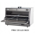 Charcoal Oven Pira 120 Lux Stainless Steel 175 Covers - 150Kg/h
