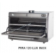 Charcoal Oven Pira 120 Lux Stainless Steel 175 Covers - 150Kg/h