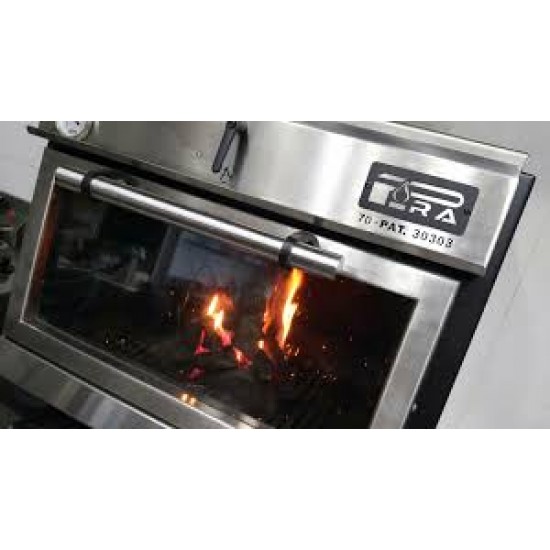 Pira 70 Lux Charcoal Oven - Stainless Steel