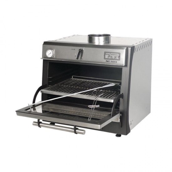 Pira 70 Lux Charcoal Oven - Stainless Steel